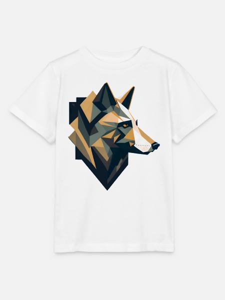 Moderne Kunst Fuchs - Stanley/Stella Kinder T-Shirt MINI CREATOR  - Weiß