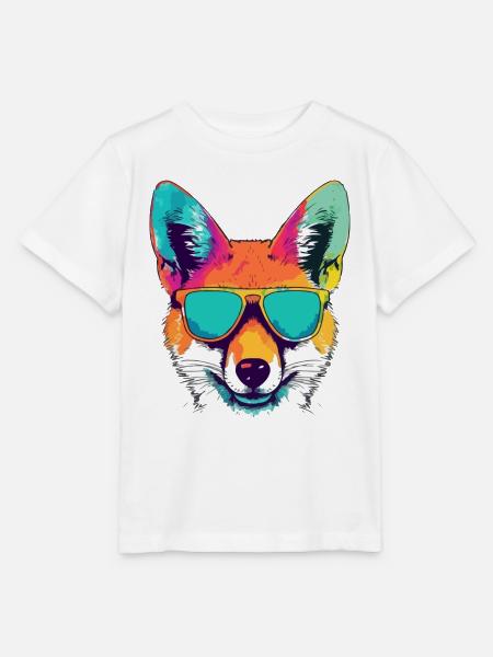 Hektor der Kojote - Stanley/Stella Kinder T-Shirt MINI CREATOR - Weiß