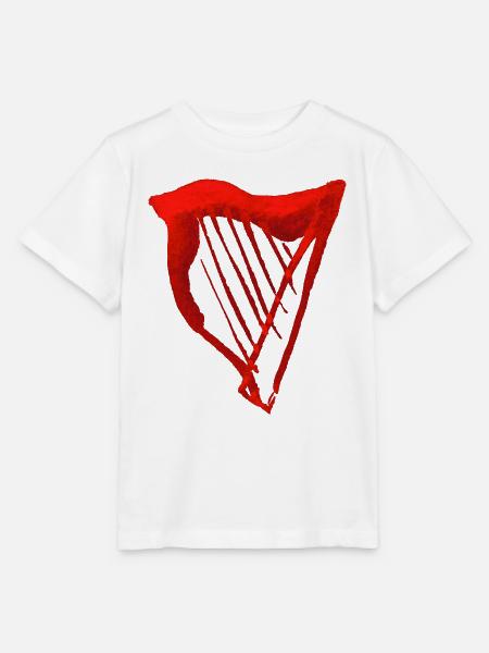 Harfe - Stanley/Stella Kinder T-Shirt MINI CREATOR  - Weiß