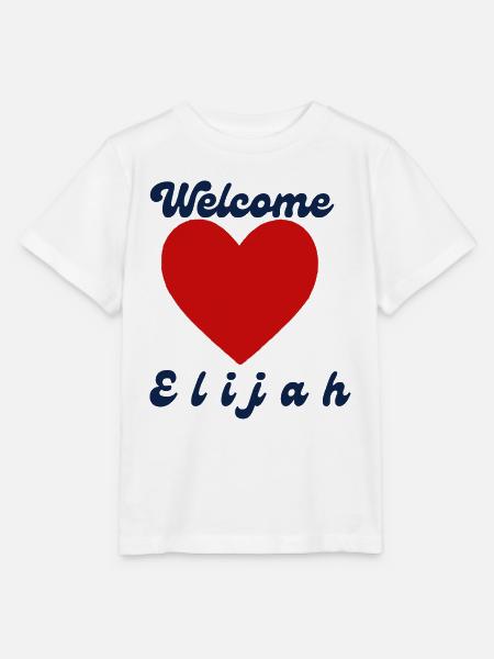 Elijah willkommen - Stanley/Stella Kinder T-Shirt MINI CREATOR  - Weiß