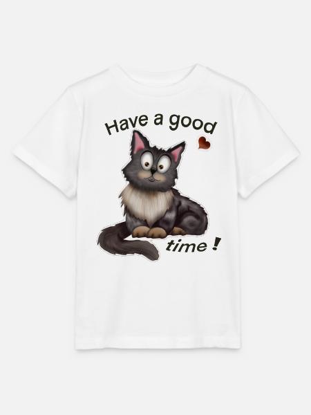Peter von Samtpfoten - Stanley/Stella Kinder T-Shirt MINI CREATOR - Weiß