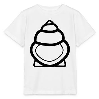 Muschel - Stanley/Stella Kinder T-Shirt MINI CREATOR  - Weiß - Vorne - Maike (125cm)