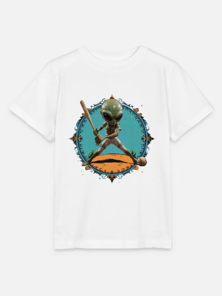 ET im Baseball - Stanley/Stella Kinder T-Shirt MINI CREATOR  - Weiß