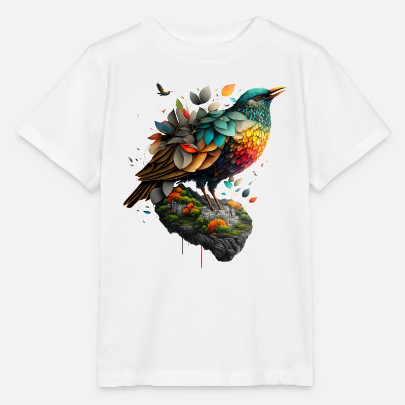 Vogel - Stanley/Stella Kinder T-Shirt MINI CREATOR - Weiß
