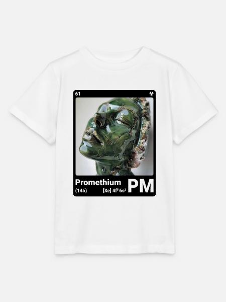 AI am Promethium (bk) - Stanley/Stella Kinder T-Shirt MINI CREATOR  - Weiß