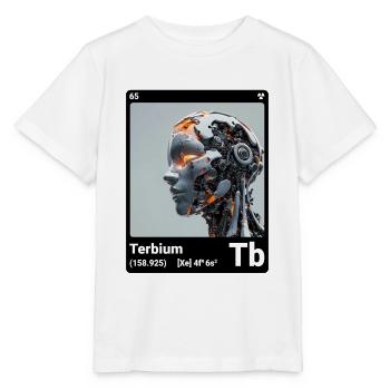 AI am Terbium (bk) - Stanley/Stella MINI CREATOR Kids’ T-Shirt - white - Front - Maike (125cm)