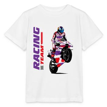 Motorcycle Racing - Superbike - Stanley/Stella MINI CREATOR Kids’ T-Shirt - white - Front - Maike (125cm)