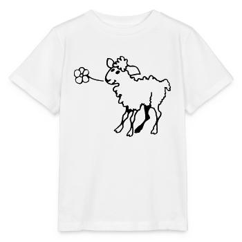 Lamm - Stanley/Stella Kinder T-Shirt MINI CREATOR  - Weiß - Vorne - Maike (125cm)