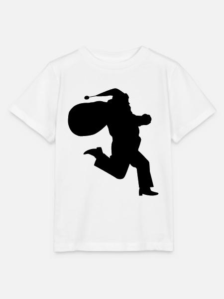 Santa Claus is running - Stanley/Stella Kinder T-Shirt MINI CREATOR - Weiß