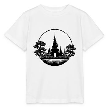 Thailand Exotischer Traum Tempel - Stanley/Stella Kinder T-Shirt MINI CREATOR  - Weiß - Vorne - Maike (125cm)