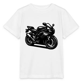 Motor Race Extremsport Rennsport Motorsport - Stanley/Stella Kinder T-Shirt MINI CREATOR  - Weiß - Vorne - Maike (125cm)
