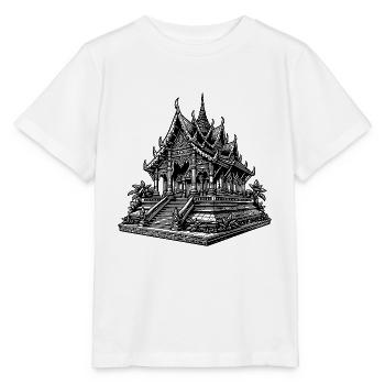 Exotischer hübscher Thailand Tempel - Stanley/Stella Kinder T-Shirt MINI CREATOR  - Weiß - Vorne - Maike (125cm)
