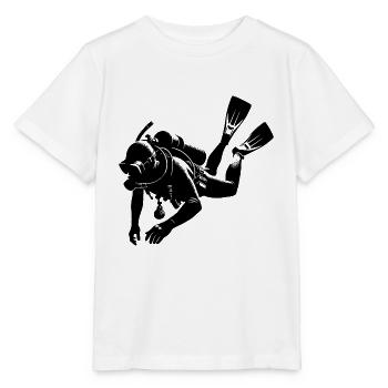 Équipement de formation Scuba Diver Scuba Diver - T-shirt bio MINI CREATOR Stanley/Stella Enfant - blanc - Devant - Maike (125cm)