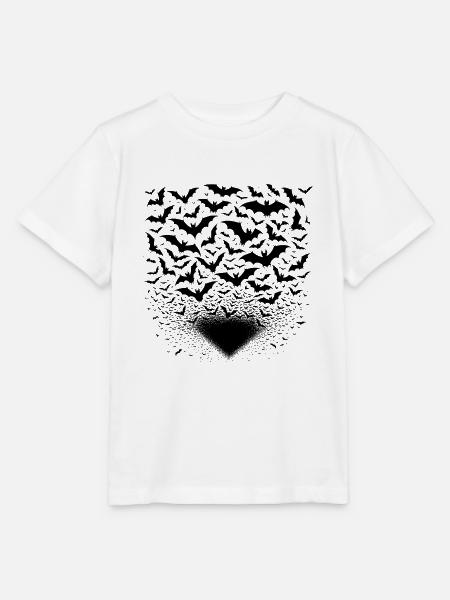 Gewaltiger Schwarm von Fledermäusen - Stanley/Stella Kinder T-Shirt MINI CREATOR  - Weiß