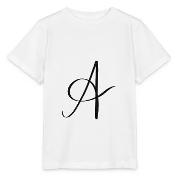 Letter a - Stanley/Stella MINI CREATOR Kids’ T-Shirt - white - Front - Maike (125cm)