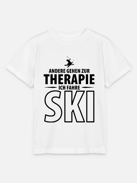 Ski SKifahren Skifahrer Skiurlaub - Stanley/Stella Kinder T-Shirt MINI CREATOR - Weiß