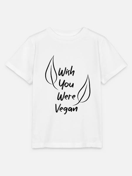Vegan Veganer Tierschutz Vegetarier Vegetarisch - Stanley/Stella Kinder T-Shirt MINI CREATOR - Weiß