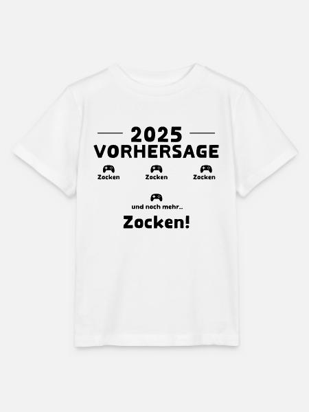2025 Vorhersage - Stanley/Stella Kinder T-Shirt MINI CREATOR - Weiß