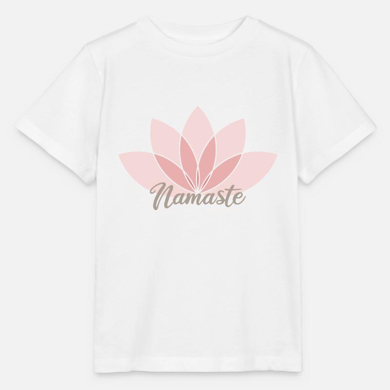 Namaste - Stanley/Stella Kinder T-Shirt MINI CREATOR  - Weiß