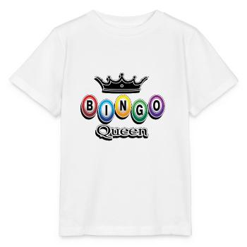 Bingo tshirt Bingo t-shirt queen - Stanley/Stella Kinder T-Shirt MINI CREATOR  - Weiß - Vorne - Maike (125cm)