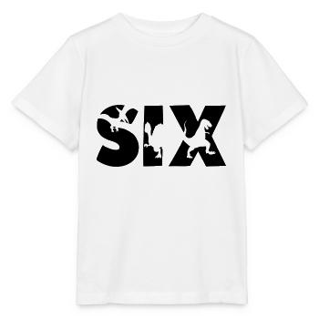 SIX Years Dinosaur Kids T-Rex - Stanley/Stella MINI CREATOR Kids’ T-Shirt - white - Front - Maike (125cm)