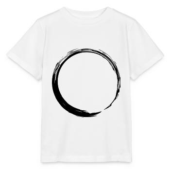 Circular shape Circle Symbol Shape New Black - Stanley/Stella MINI CREATOR Kids’ T-Shirt - white - Front - Maike (125cm)