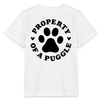 Propriété d’un Puggle - T-shirt bio MINI CREATOR Stanley/Stella Enfant - blanc - Devant - Maike (125cm)