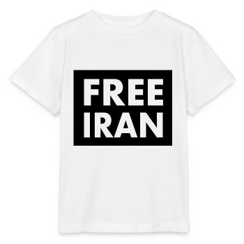 Free iran - Stanley/Stella Kinder T-Shirt MINI CREATOR  - Weiß - Vorne - Maike (125cm)