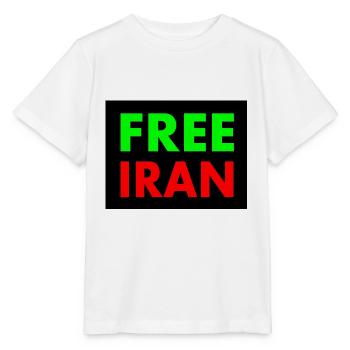 Free iran - Stanley/Stella Kinder T-Shirt MINI CREATOR  - Weiß - Vorne - Maike (125cm)