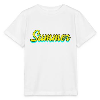Summer Sommer - Stanley/Stella Kinder T-Shirt MINI CREATOR  - Weiß - Vorne - Maike (125cm)