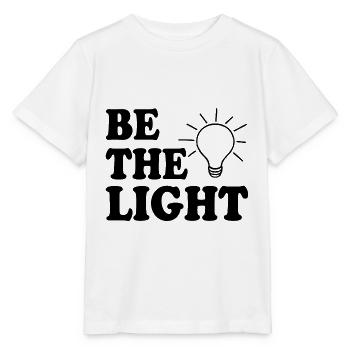 Be the light - Stanley/Stella MINI CREATOR Kids’ T-Shirt - white - Front - Maike (125cm)