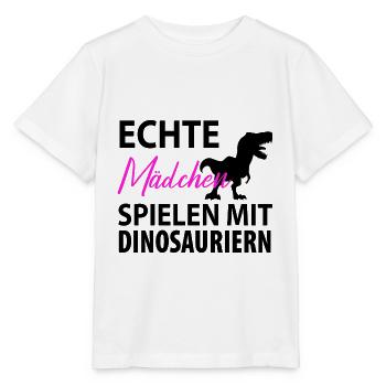 Paläontologie Dinosaurier - Stanley/Stella Kinder T-Shirt MINI CREATOR  - Weiß - Vorne - Maike (125cm)