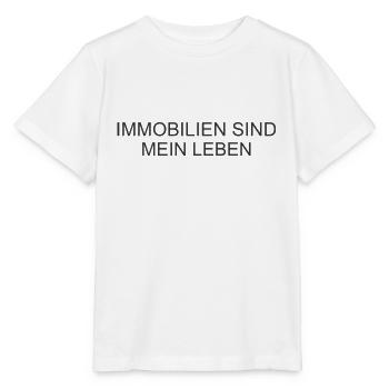 Immobilien sind mein Leben - Stanley/Stella Kinder T-Shirt MINI CREATOR  - Weiß - Vorne - Maike (125cm)