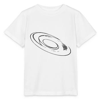 Geometric three-dimensional circular disk - Stanley/Stella MINI CREATOR Kids’ T-Shirt - white - Front - Maike (125cm)