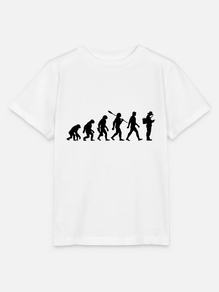 Evolution - Imker - Bienen - Bienenzucht - Stanley/Stella Kinder T-Shirt MINI CREATOR - Weiß