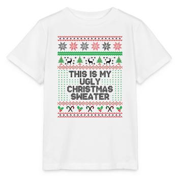 Das ist mein hässlicher Weihnachtspullover - Stanley/Stella Kinder T-Shirt MINI CREATOR  - Weiß - Vorne - Maike (125cm)
