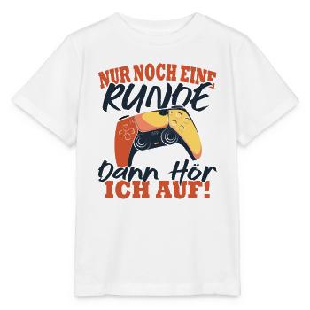 Nur noch eine Runde dann hör ich auf - Stanley/Stella Kinder T-Shirt MINI CREATOR  - Weiß - Vorne - Maike (125cm)