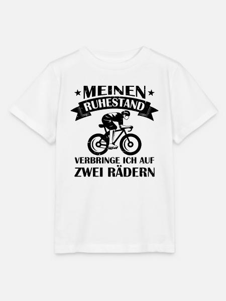 Meinen ruhestand verbringe ich auf Fahrrad - Stanley/Stella Kinder T-Shirt MINI CREATOR  - Weiß
