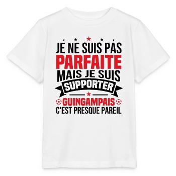 Not perfect but I'm a Guingamp supporter - Stanley/Stella MINI CREATOR Kids’ T-Shirt - white - Front - Maike (125cm)