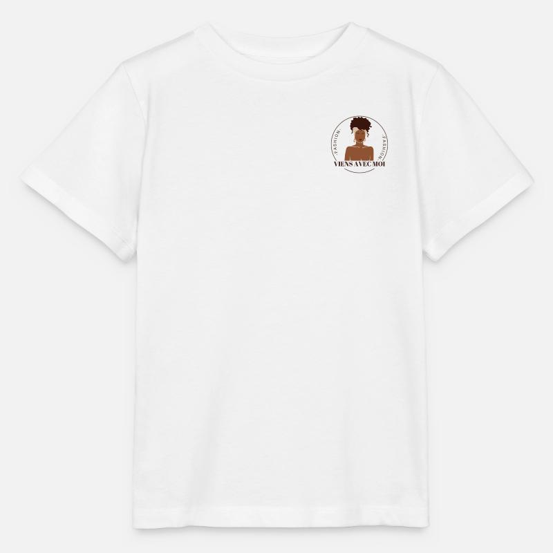 VIENS AVEC MOI - T-shirt bio MINI CREATOR Stanley/Stella Enfant - blanc