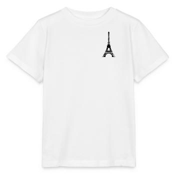 Eiffel tower - Stanley/Stella MINI CREATOR Kids’ T-Shirt - white - Front - Maike (125cm)