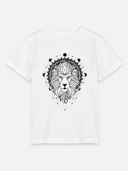 Löwe – Krafttier - Stanley/Stella Kinder T-Shirt MINI CREATOR - Weiß