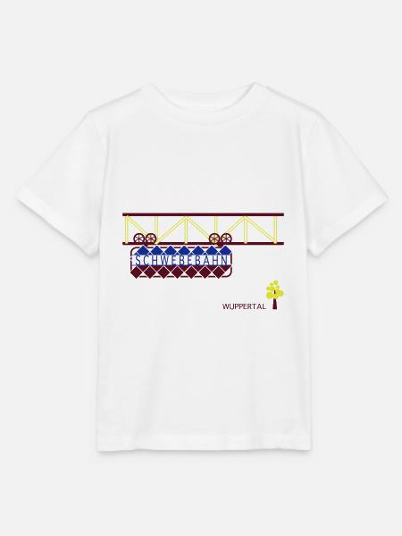Wuppertaler Schwebebahn - Stanley/Stella Kinder T-Shirt MINI CREATOR - Weiß