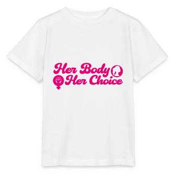 Rechte der Frauen Gleichberechtigung der Geschlech - Stanley/Stella Kinder T-Shirt MINI CREATOR  - Weiß - Vorne - Maike (125cm)
