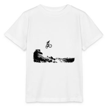Vélo de montagne - T-shirt bio MINI CREATOR Stanley/Stella Enfant - blanc - Devant - Maike (125cm)