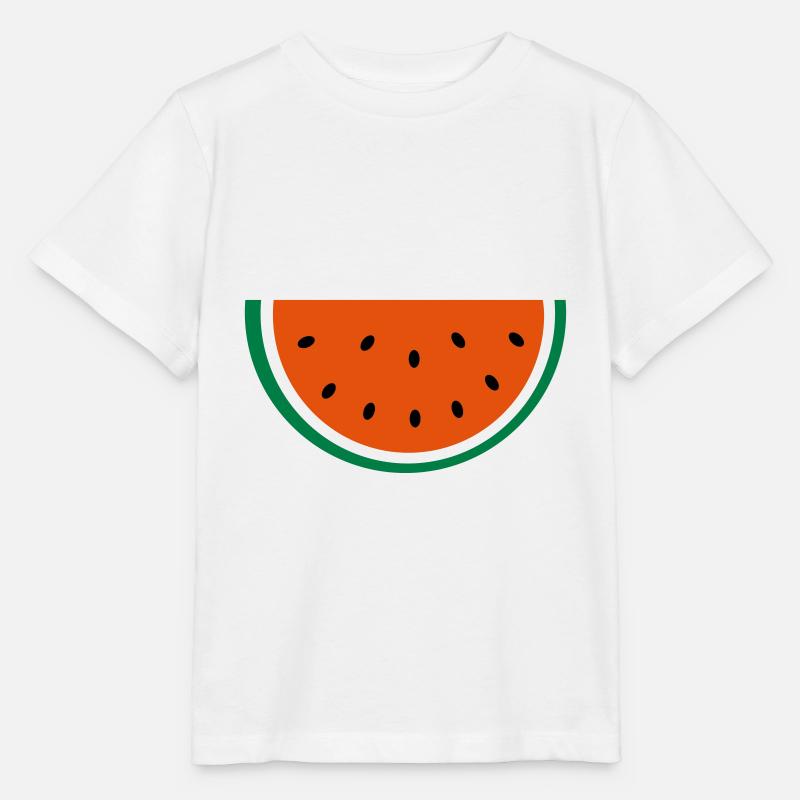 Wassermelone - Stanley/Stella Kinder T-Shirt MINI CREATOR  - Weiß