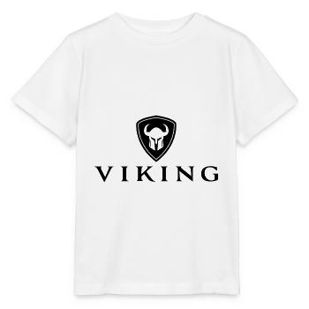 Viking shield - Stanley/Stella MINI CREATOR Kids’ T-Shirt - white - Front - Maike (125cm)