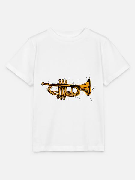 Trompete - Stanley/Stella Kinder T-Shirt MINI CREATOR - Weiß