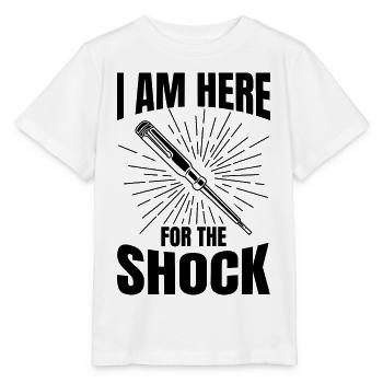 Elektrotechniker Witz - Stanley/Stella Kinder T-Shirt MINI CREATOR  - Weiß - Vorne - Maike (125cm)