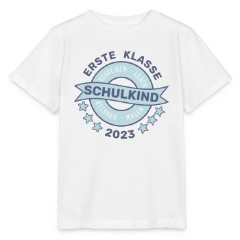 SCHULKIND 2023 - ERSTE KLASSE - EINSCHULUNG 2023 - Stanley/Stella Kinder T-Shirt MINI CREATOR  - Weiß - Vorne - Maike (125cm)